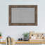 Tableau magnétique encadré en bois dur moka-101799056