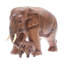 Father and Son Teak Figurine