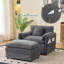 Ensemble de 2 chaises d'appoint surdimensionnées en chenille-502534826-502534821-490085490