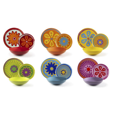 Spring 18 Piece Dinnerware Set - Service for 6