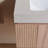 Valenza Modern Bathroom Vanity with Travertine-Pattern Sintered Stone Countertop and Ceramic Basin-118216198