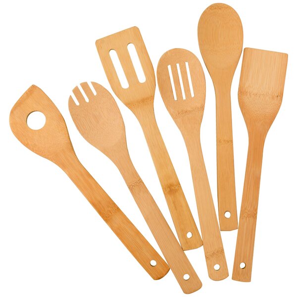 Rosewood Kitchen Utensil Set With Holder, 7-piece Wooden Spoon Set 100%  Toxic Free for Kitchenware Wood Utensils for Kitchen Gift for Her 