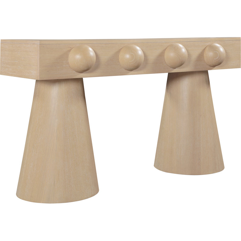 Console en placage de chêne Hofmann, Naturel