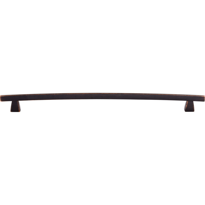 Arched Bar Pull, Tuscan Bronze, 12" Center to Center