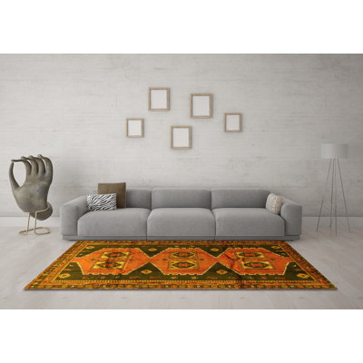 Laroya Washable Oriental Indoor Rug