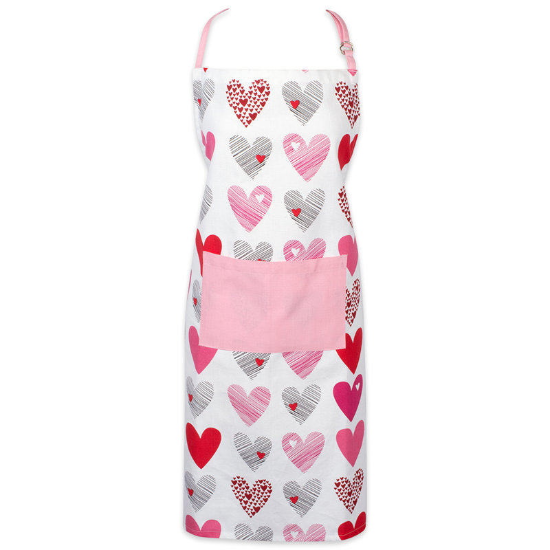 Valentine's Day Cotton Bib Apron