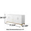 Base de meuble-lavabo double 71,75 po seulement-86877932