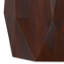 Table d'appoint octogonale contemporaine en bois d'acacia massif l 15 po Kurt-1126661814