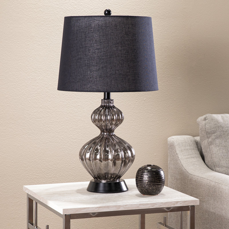 Lampe de table 24,5 "argentée