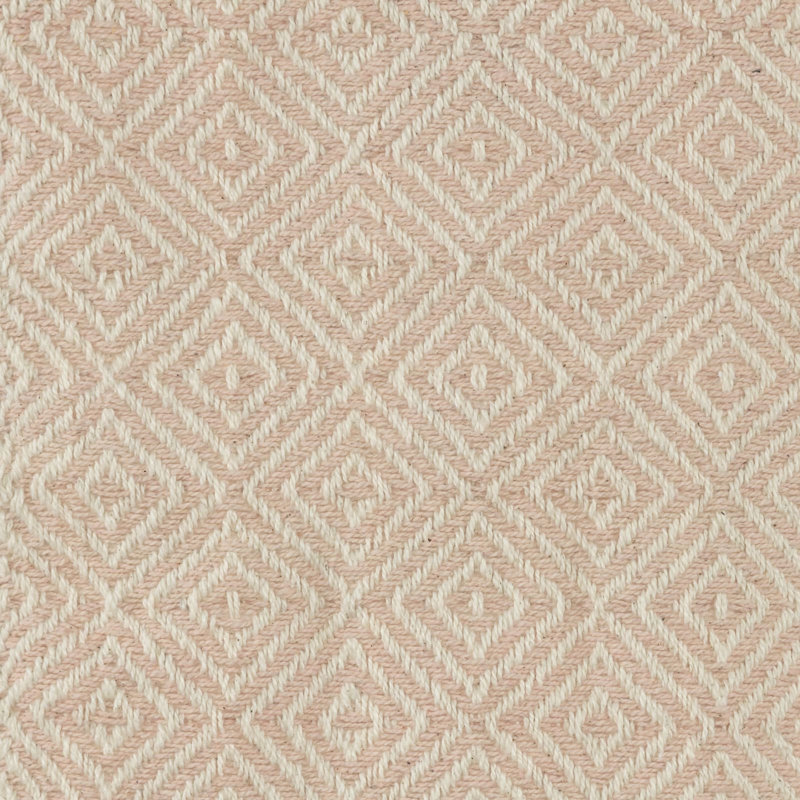 Jeté géométrique en coton tissé 50 po x 60 po avec franges