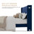 Candler Velvet Upholstered Platform Bed with Wingback Headboard and Wooden Slats-2103532802-2103532806