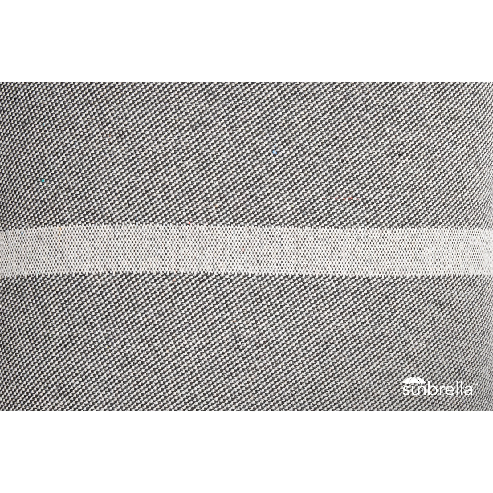 Glyph Sunbrella® Indoor/Outdoor Throw Pillow, Charcoal