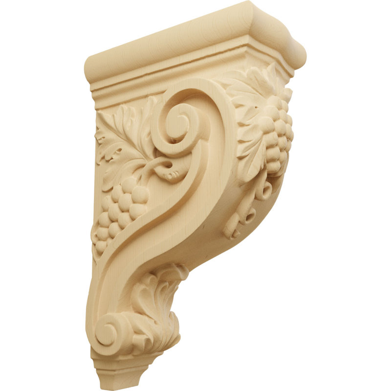 Corbeau de raisin et d'aulne Devon l 4 1/4 po x P 8 po x H 13 1/4 po (paquet de 6), Aulne