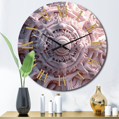 Horloge murale Alien Fractal Space