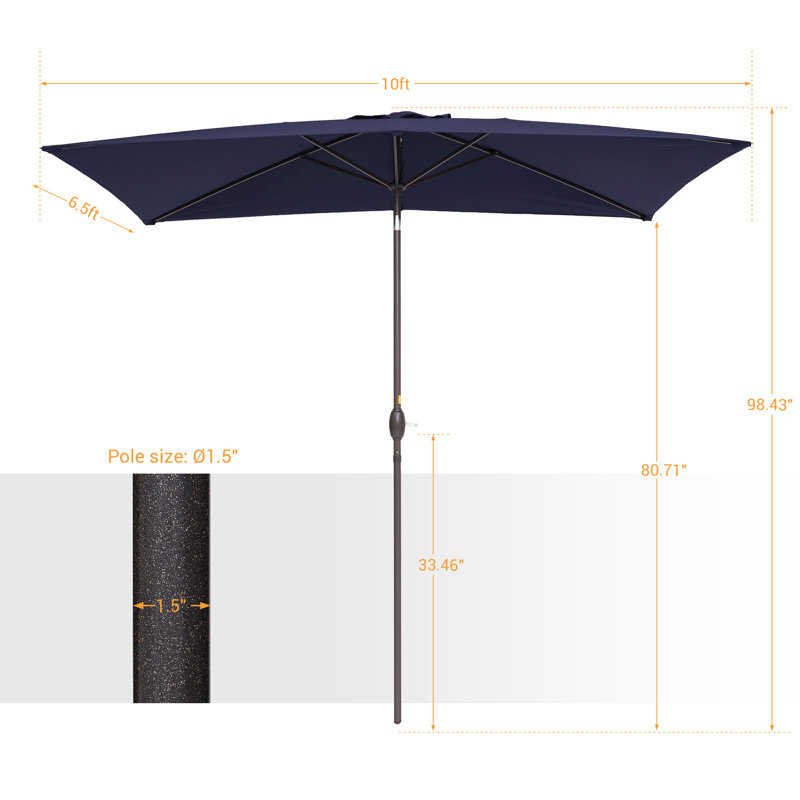 Parasol de marché Doray, Marine