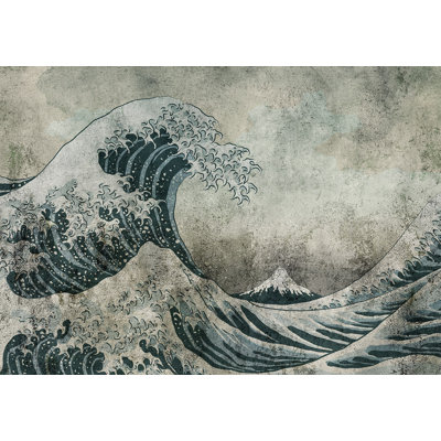 Abstract Wallpaper Wall Mural - Power Of The Big Wave