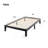 Harlow Solid Wood Platform Bed-91526575-91526574