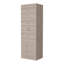 Armoire Alabama, une grande armoire, deux tiroirs