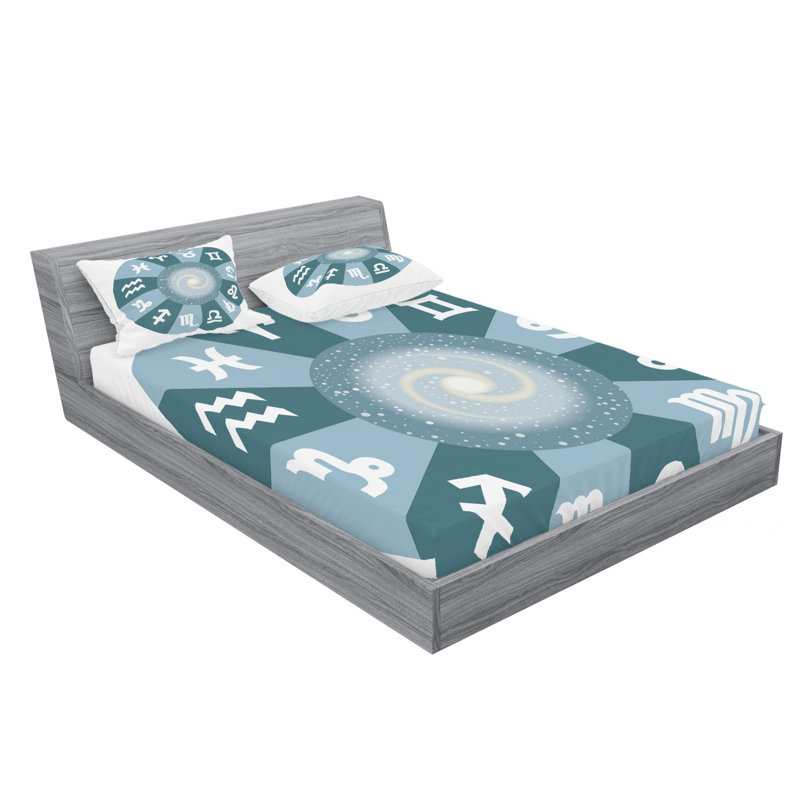 Microfiber Sheet Set, Queen Sheet Set + Fitted Sheet + 1 Pillowcase