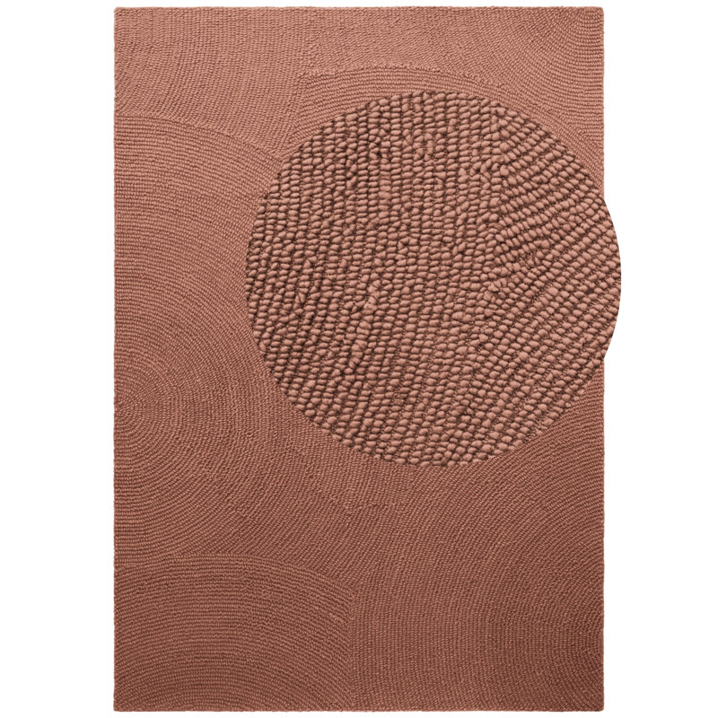 Calmio - Wool Rug by Hanse Home - Natural Living Room Rug Round, Hand-Tufted Wool Hygge, Scandinavian Living Room, Bedroom, Dining Room, Hallway
