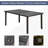 7 Pcs Patio Dining , Metal Construction, Navy Blue Cushions, Stable For Lawn Yard Garden