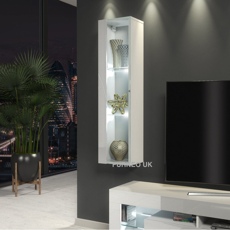 Art Display Cabinet, White