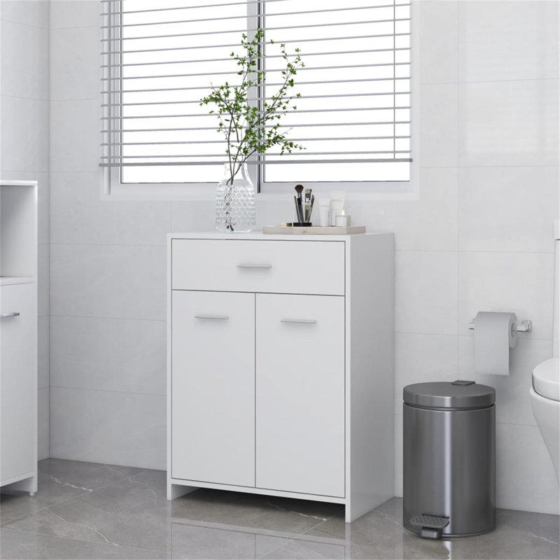Smolan Bathroom Cabinet, White