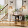 Bahwana Rattan Plug-in Swing Arm Sconce with Bulb Included