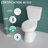 19" ADA Comfort Height Compact Two-Piece Tall Toilet for Seniors, 1.28 GPF Tornado Single Flush, MAP 1000g