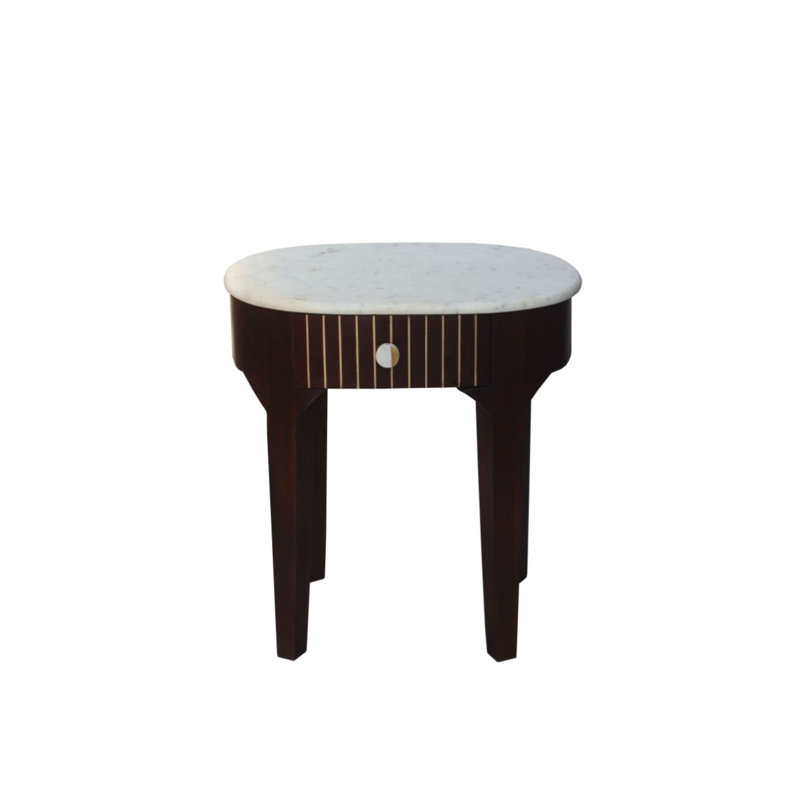 23.6'' Console Table, Dark Ebony