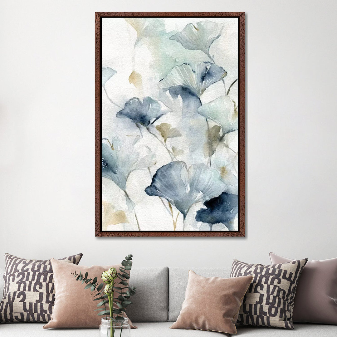 Indigo Gingko II by Carol Robinson - Painting
