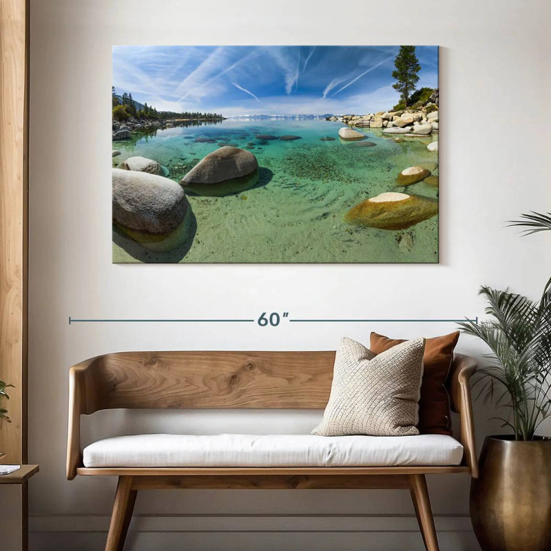 Alvord Lake Tahoe Shoreline, H 32 po x l 48 po