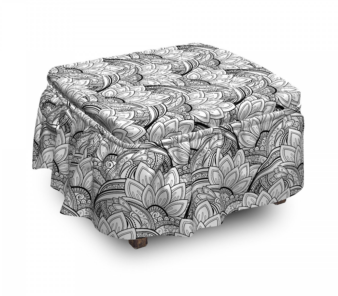 East Urban Home Ottoman Slipcover Wayfair