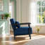 Chaise d'appoint avec cadre en bois massif DreamChairs l 32,68 po x P 25,98 po x H 28,74 po-129884073