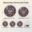 Panneau de fenêtre en verre pour décoration intérieure American Eagle USA 250th Anniversary - H 12 po-126676264
