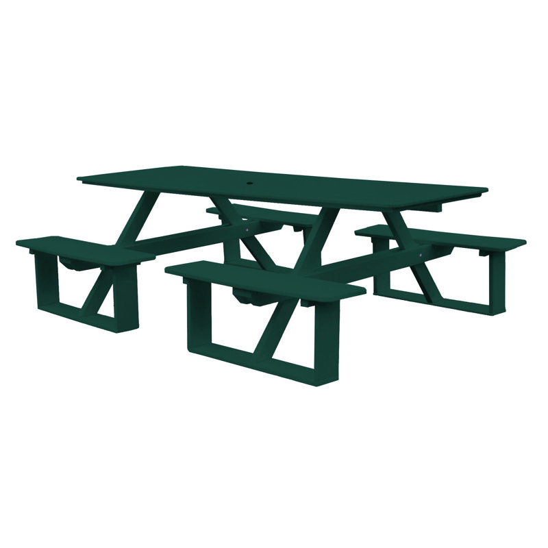 Table de pique-nique Westbrook, Vert pelouse, Non