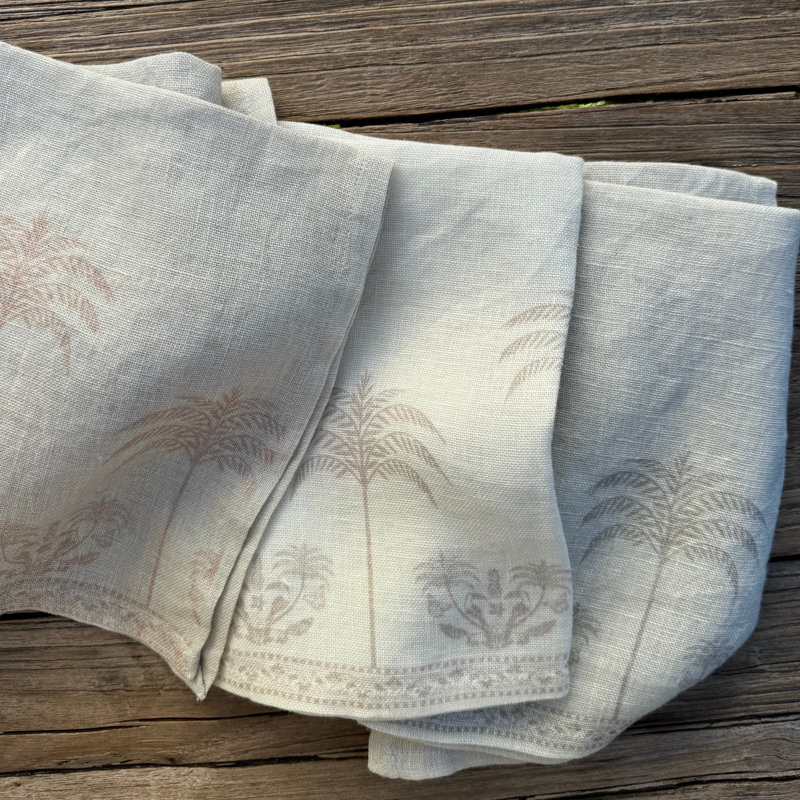 Serviettes La Fortuna Palms (ensemble de 4)