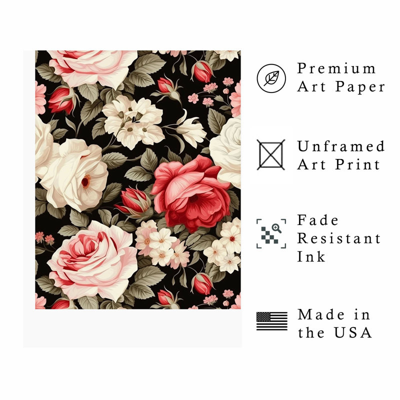 «Floral Petals III», reproduction d'art sans cadre, H 30 po x l 20 po