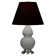 Petite lampe d'appoint à double gourde