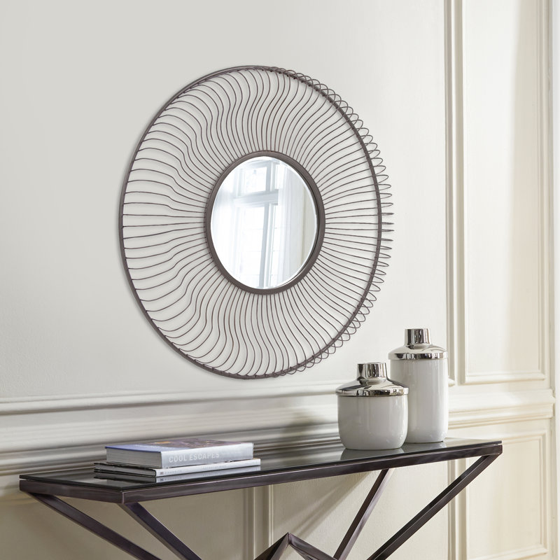 Metal Round Mirror