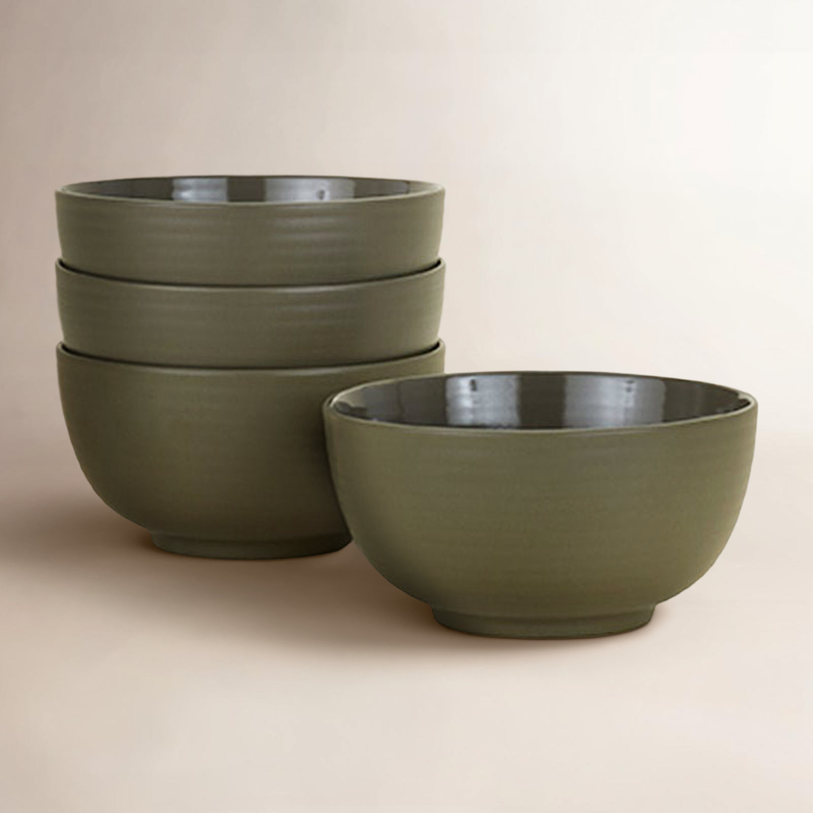 Tillerson Stoneware Cereal Bowl, Olive