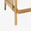 Chaise de patio en bois d'acacia avec accents et coussins Joey