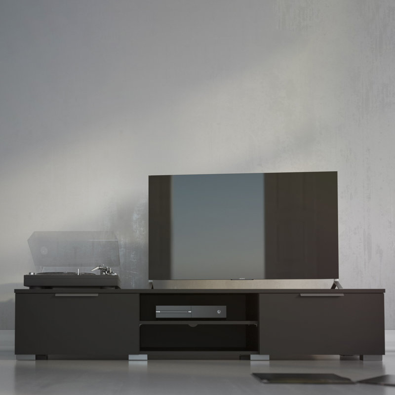 Carnuel TV Stand for TVs up to 60", Black, 60''