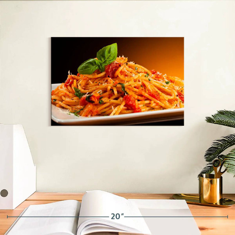 Gourmet Tomato Pasta, 8" H x 12" W