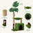 Palm Tree Cat Tree with Scratching Post, Hammock and Cozy Cat Condo