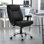 Chaise de bureau pivotante grande et haute Hercules Series avec sièges capitonnés profonds et accoudoirs réglables