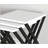 Kira Nesting Table 3-Pieces, Metal Legs Wood Base Nesting Table, White
