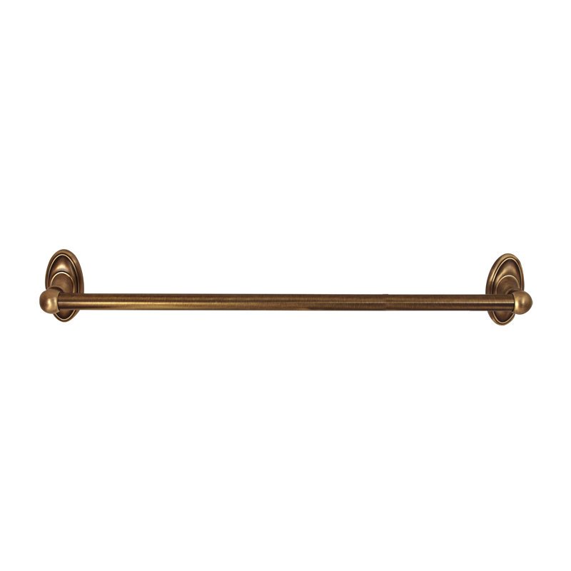 Classic Traditional Towel Bar, Antique English Matte, 3.0625" H x 19.75" L x 3" D