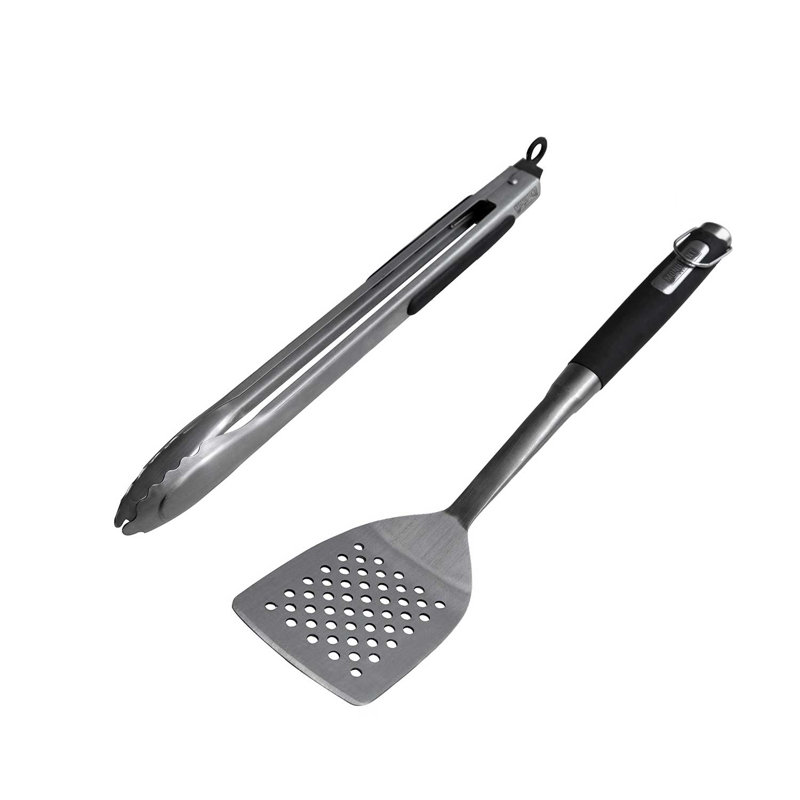 Monument Grills Tongs and Spatula Grilling Tool Set