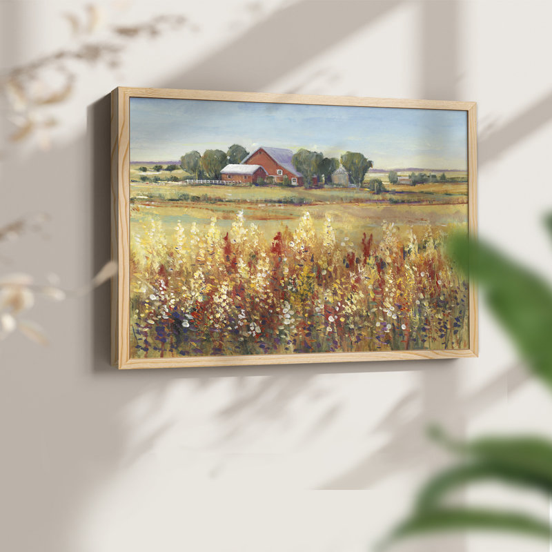 Country View I - Impression encadrée - Restickable, Naturel, H 22 po x l 28 po